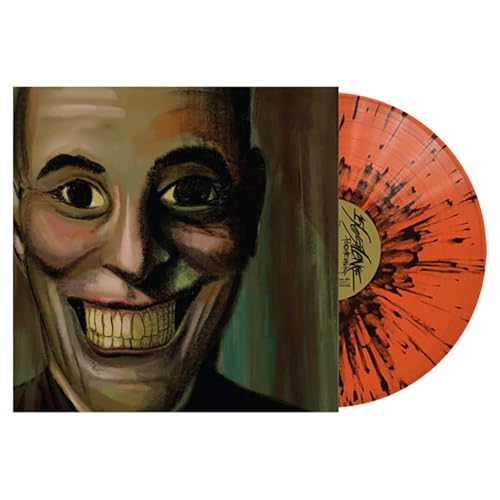 156/Silence People Watching (Orange Black Splatter)