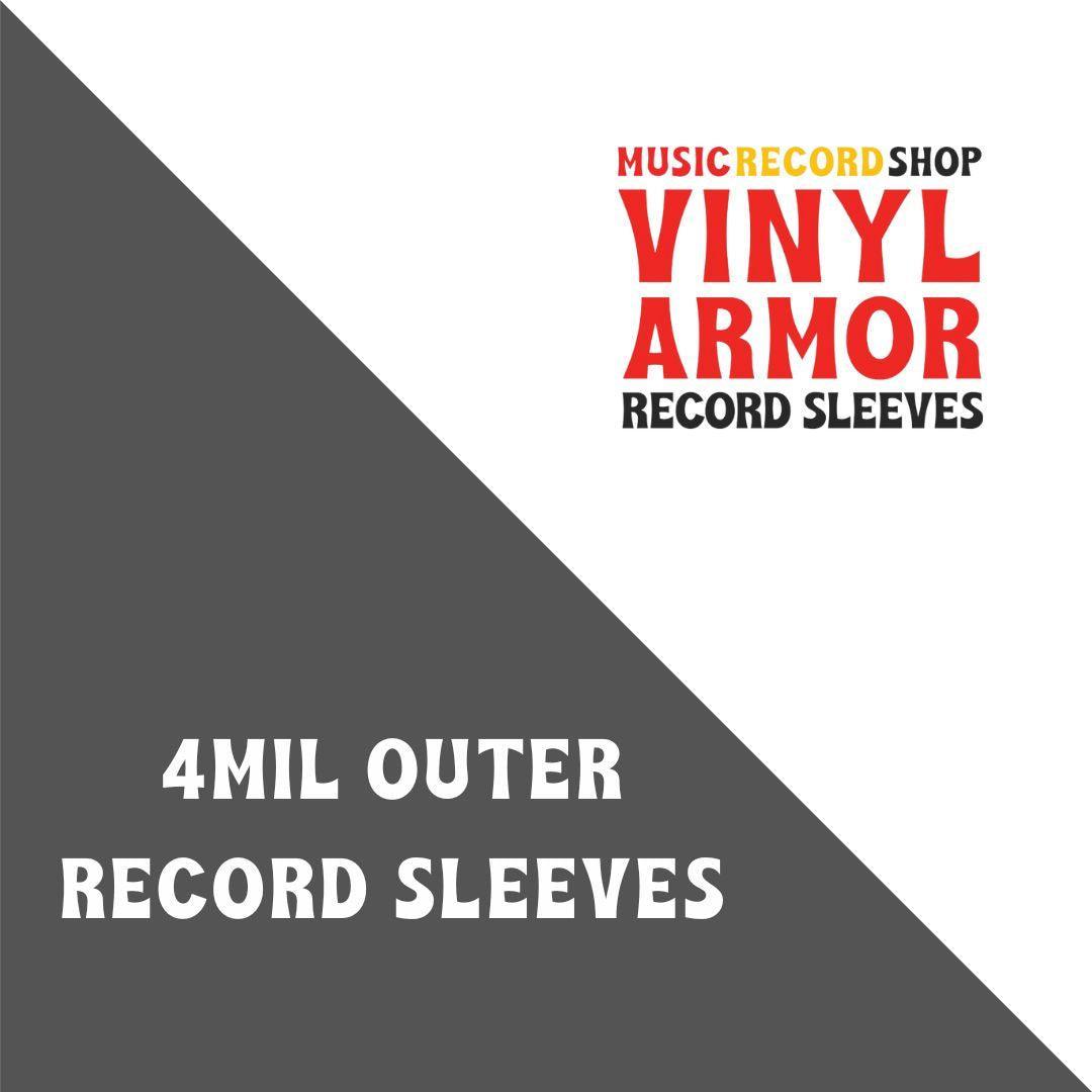 Polythene Vinyl Sleeves, 4mil Outer Vinyl Sleeves Polyethylene