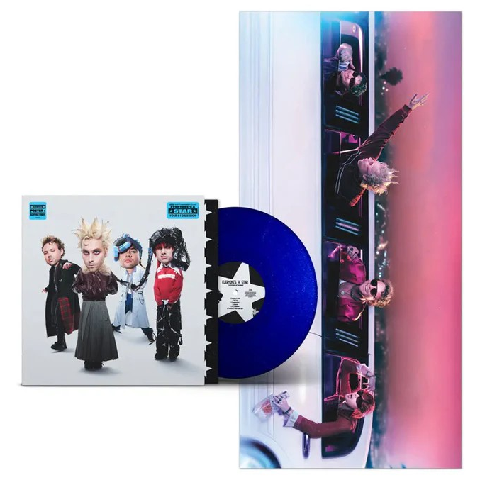 5 Seconds Of Summer Everyone's A Star (Indie Exclusive, Electric Blue Colored Vinyl, Exclusive Bonus Poster)