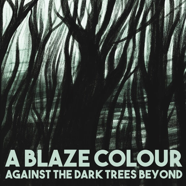A BLAZE COLOUR Against The Dark Trees Beyond