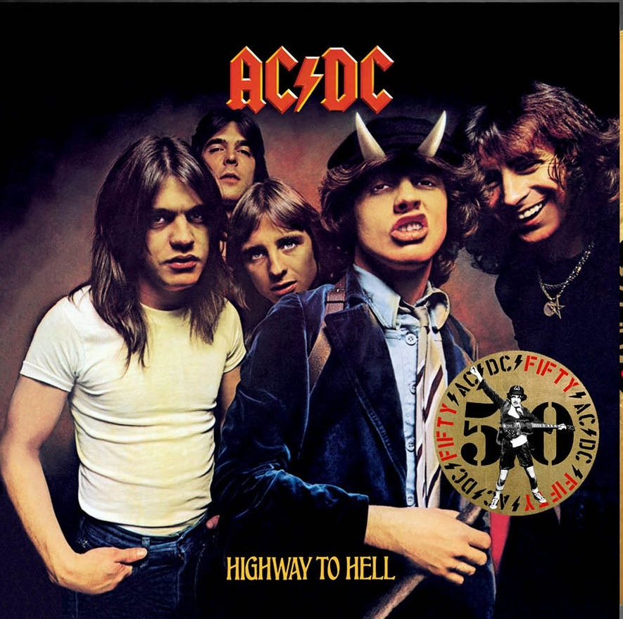 AC/DC Highway To Hell: 50th Anniversary (Limited Edition, Hellfire Marble Colored Vinyl)