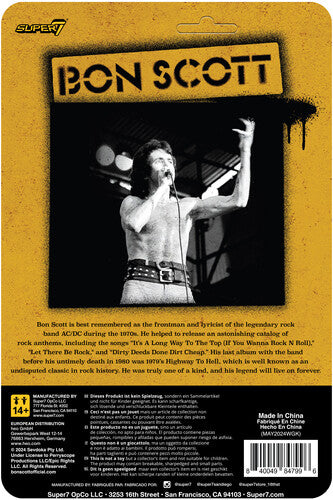 AC/DC Super7 - AC/DC - ReAction Figures - Bon Scott (High Voltage) (Collectible, Figure, Action Figure)