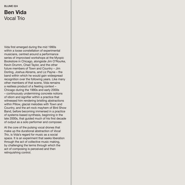 BEN VIDA Vocal Trio