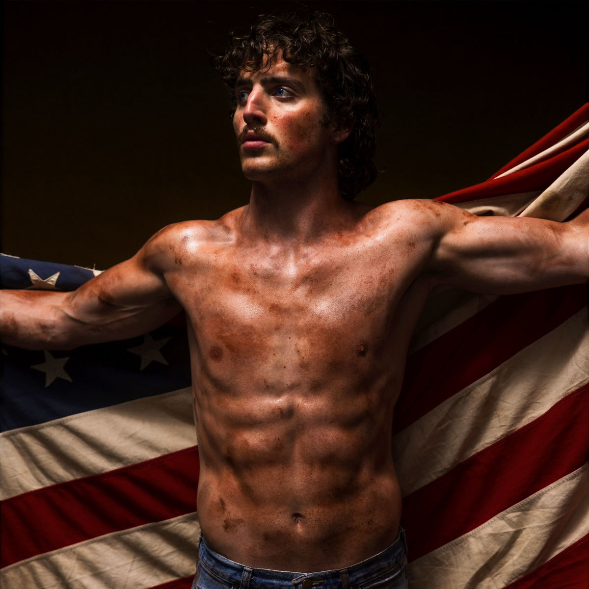 Benson Boone American Heart (Red, White, And Blue Marble Vinyl)