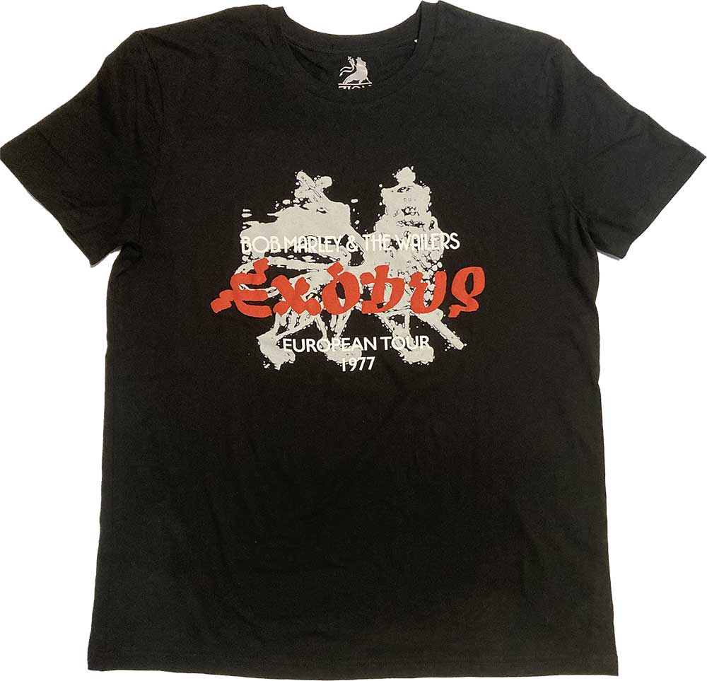 Bob Marley Exodus European Tour '77 Black