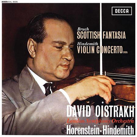 Bruch, Hindemith, David Oistrakh, London Symphony Scottish Fantasia / Violin Concerto
