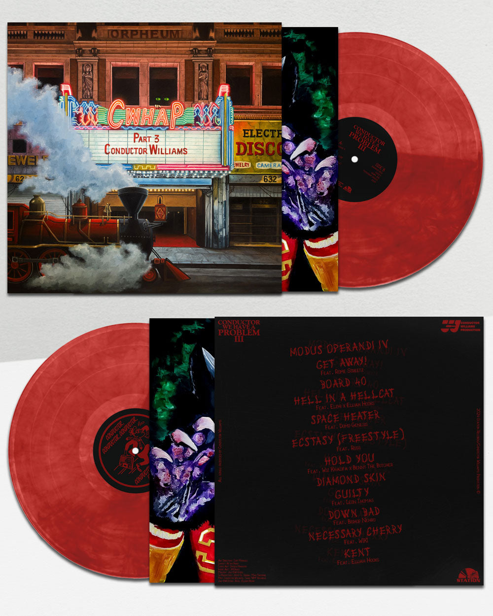 Conductor Williams Conductor We Have a Problem, Pt. 3 (Translucent Red Vinyl w/OBI)