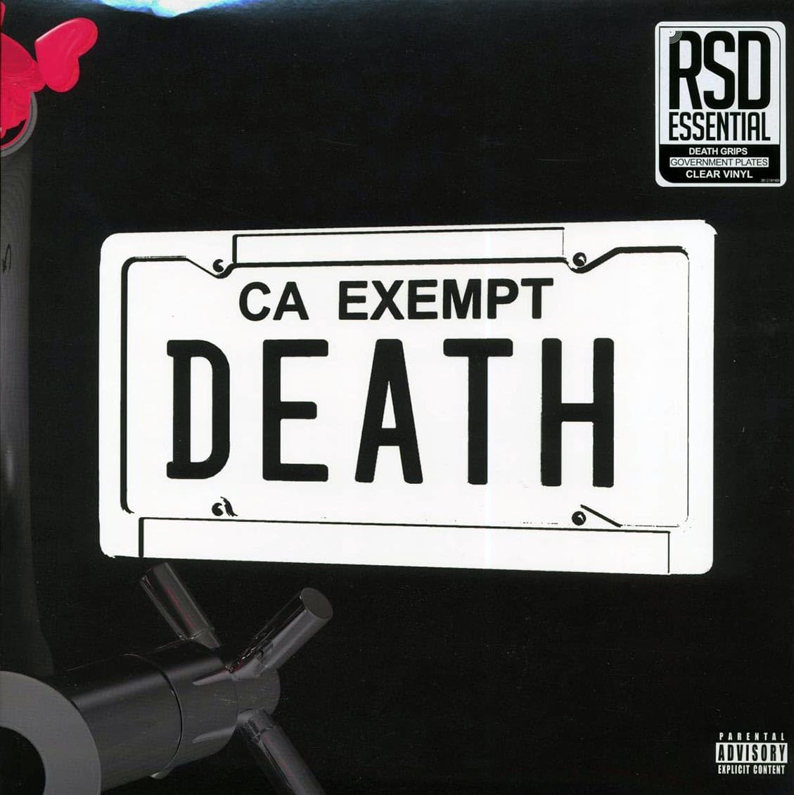 Death Grips Government Plates (Indie Exclusive, Clear Colored Vinyl)