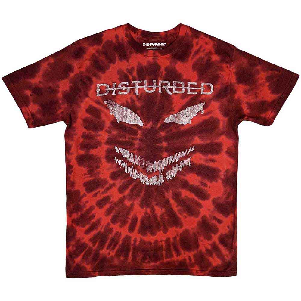 Disturbed Scary Face Red