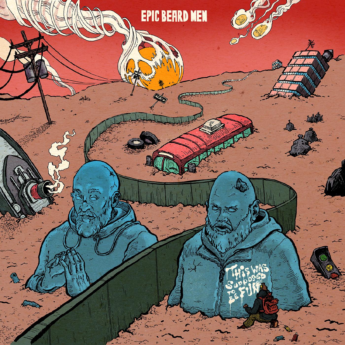 Epic Beard Men This Was Supposed To Be Fun (Red & Tan Color-In-Color Vinyl)