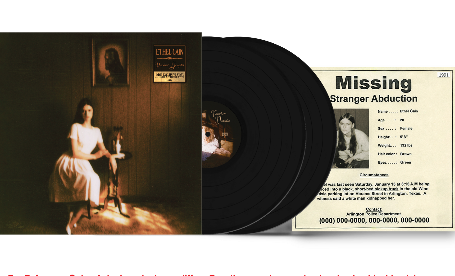 ETHEL CAIN Preacher's Daughter (Indie Exclusive, Limited Edition, Poster) (2 Lp's)