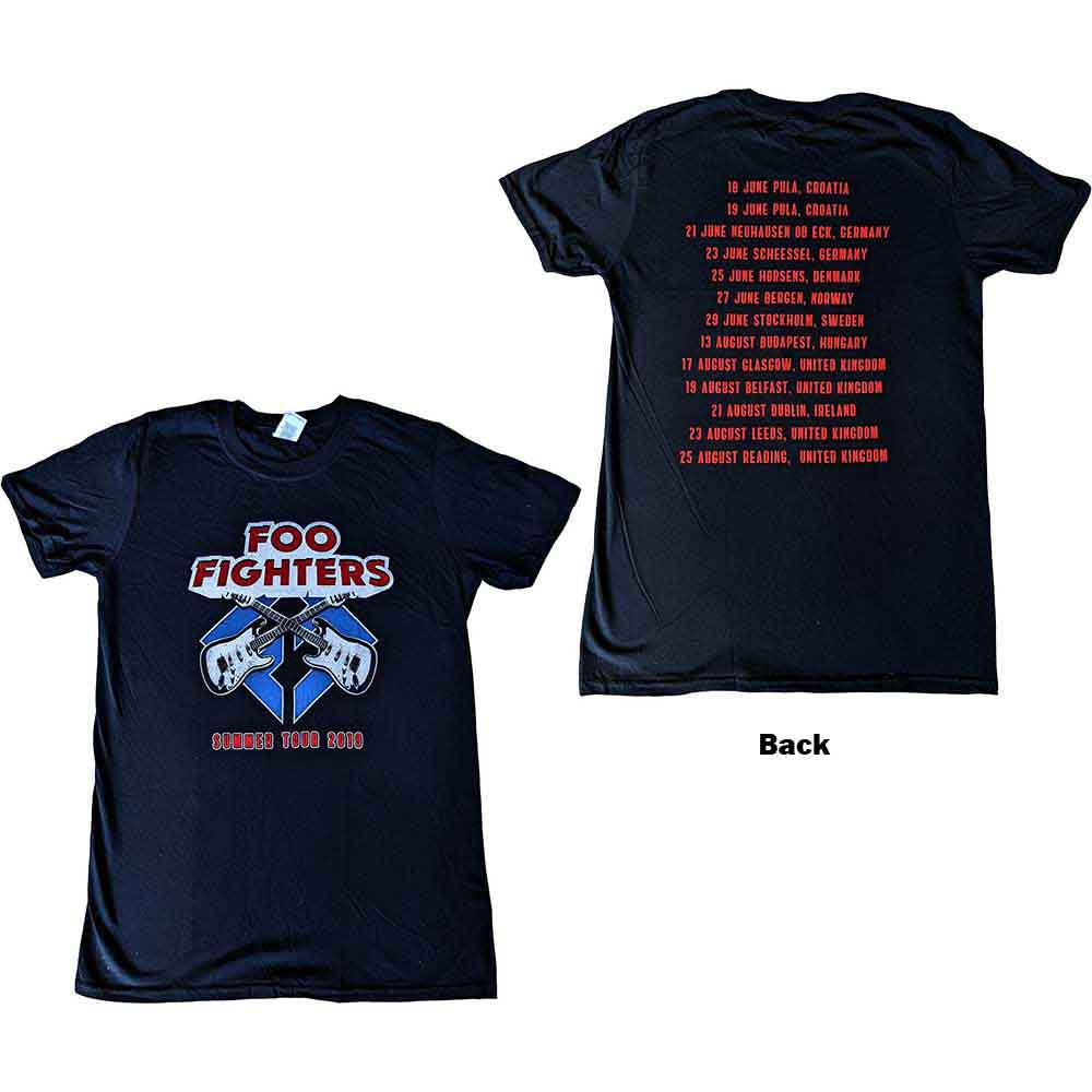 Foo Fighters Concrete & Gold 2019 European Tour Black