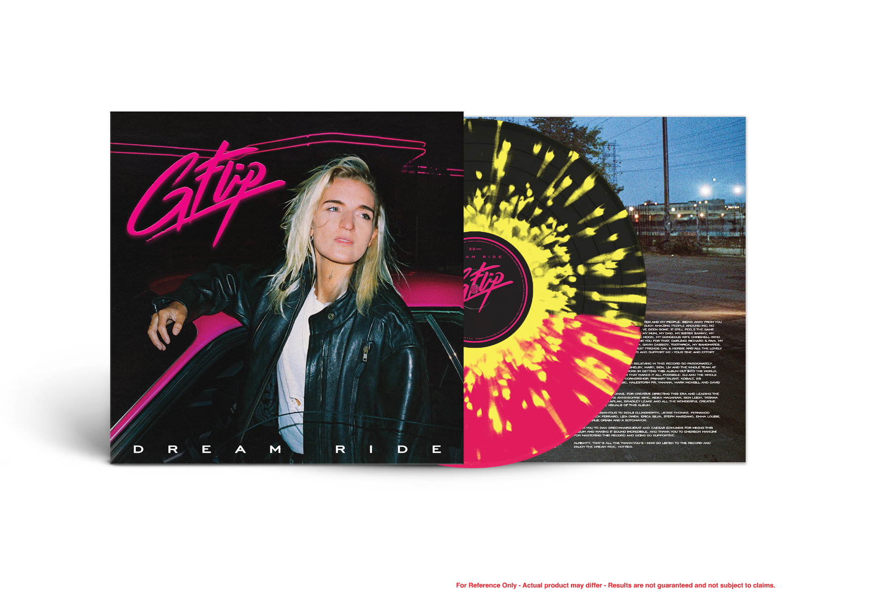 G Flip Dream Ride (Indie Exclusive) (Pink/Black/Yellow Splatter Vinyl)