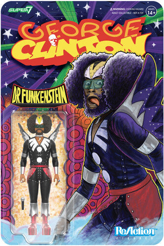 George Clinton Super7 - George Clinton - ReAction Figures Wv1 - George Clinton (Dr. Funkenstein) (Action Figure)