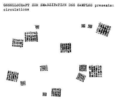 Gesellschaft Zur Emanzipation Des Samples Circulations