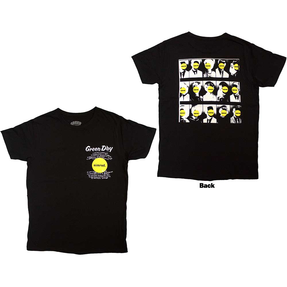 Green Day Nimrod Pocket Mugshots Black