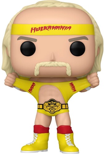 Hulk Hogan Funko POP! WWE: Hulkamania Hulk Hogan with Belt (Vinyl Figure, Collectible)