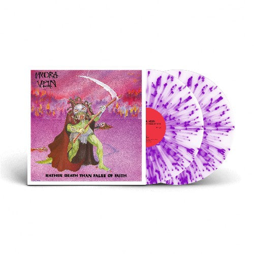 HYDRA VEIN Rather Death Than False Of Faith (Clear/Purple Splatter Vinyl) + 12" Single