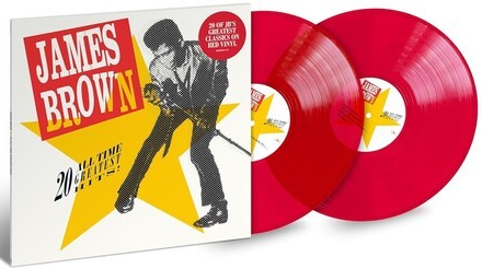 James Brown 20 All-Time Greatest Hits! (Red Colored Vinyl) (2 Lp's)