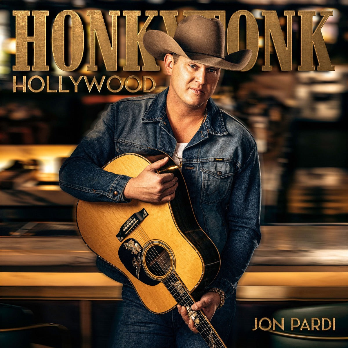 Jon Pardi Honkytonk Hollywood (Gold Colored Vinyl) (2 Lp's)