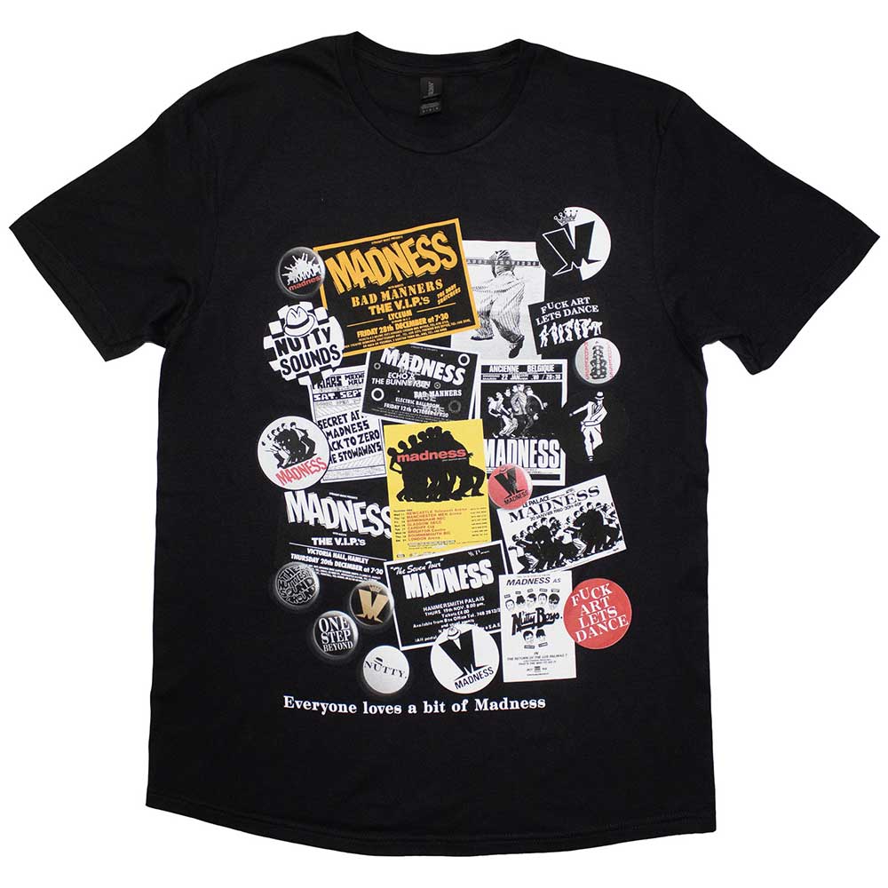 Madness Posters & Stickers Black