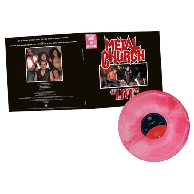 Metal Church Live - Galaxy (Limited Edition, "Galaxy" Red & White Colored Vinyl)