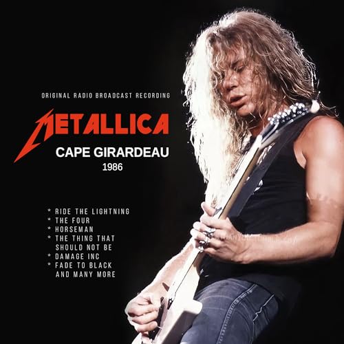 Metallica Cape Girardeau 1986
