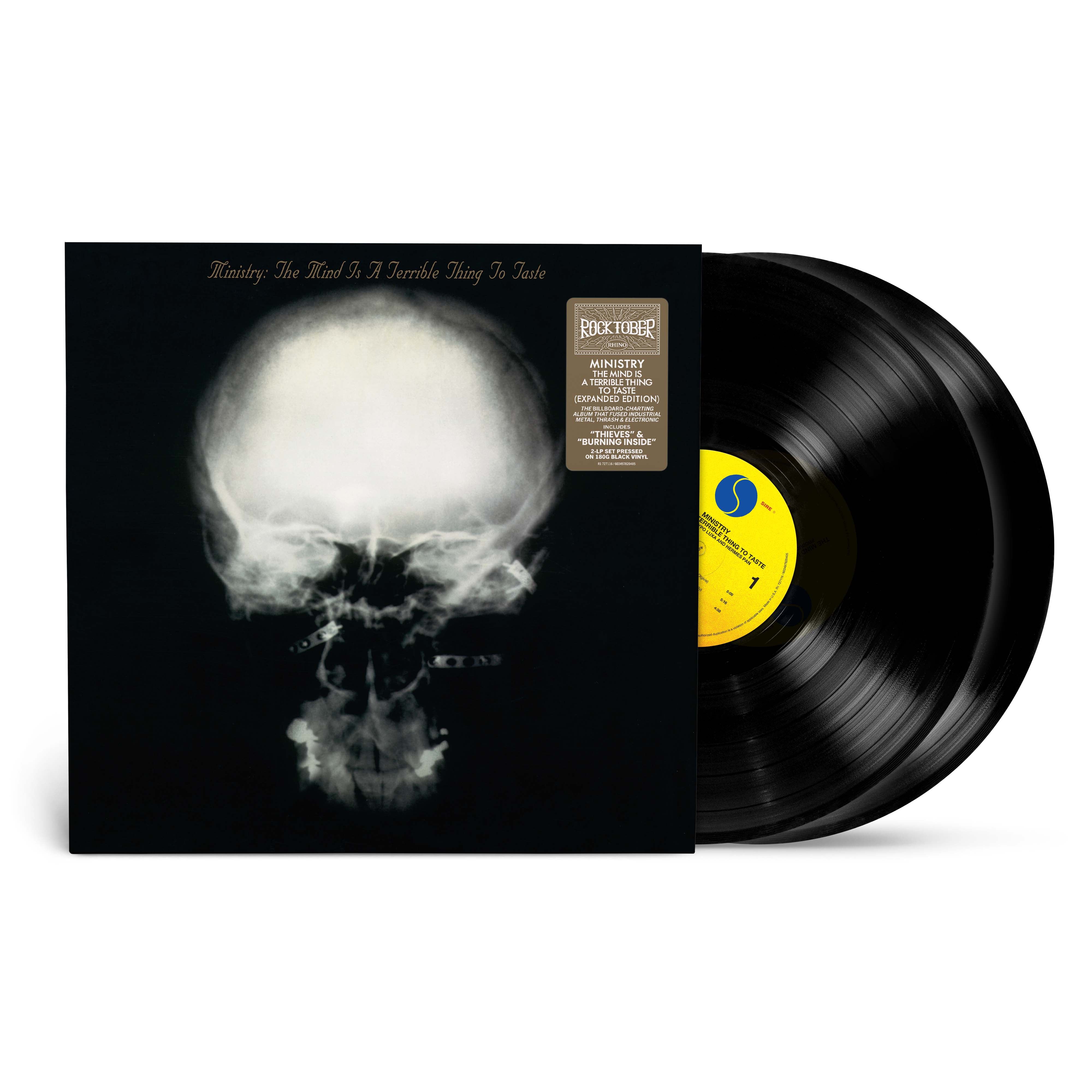 MINISTRY The Mind is a Terrible Thing to Taste (Expanded Edition)(RKTBR25)(2LP 180g Vinyl)