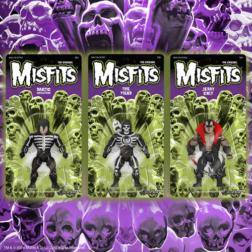 Misfits Super7 - Misfits - Vintage Figures Wv1 - Danzig (Skeleton Shirt) (Large Item, Collectible, Figure, Action Figure)