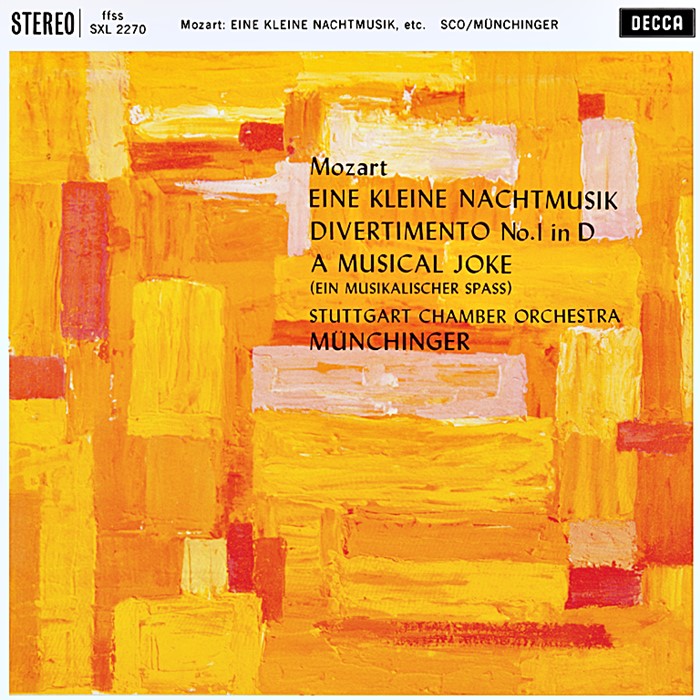 Mozart - Münchinger, Stuttgart Chamber Orchester Eine Kleine Nachtmusik / Divertimento No. 1 In D (A Musical Joke)