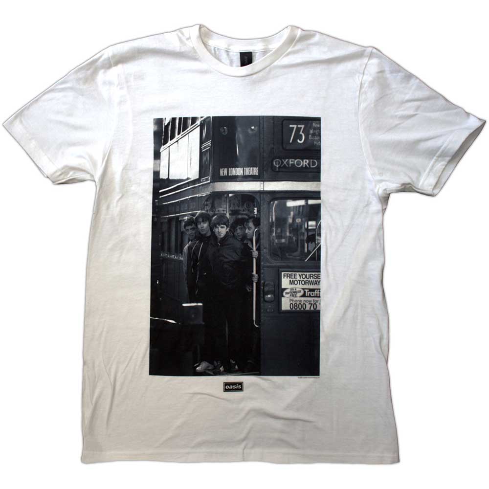 Oasis London Bus Photo White