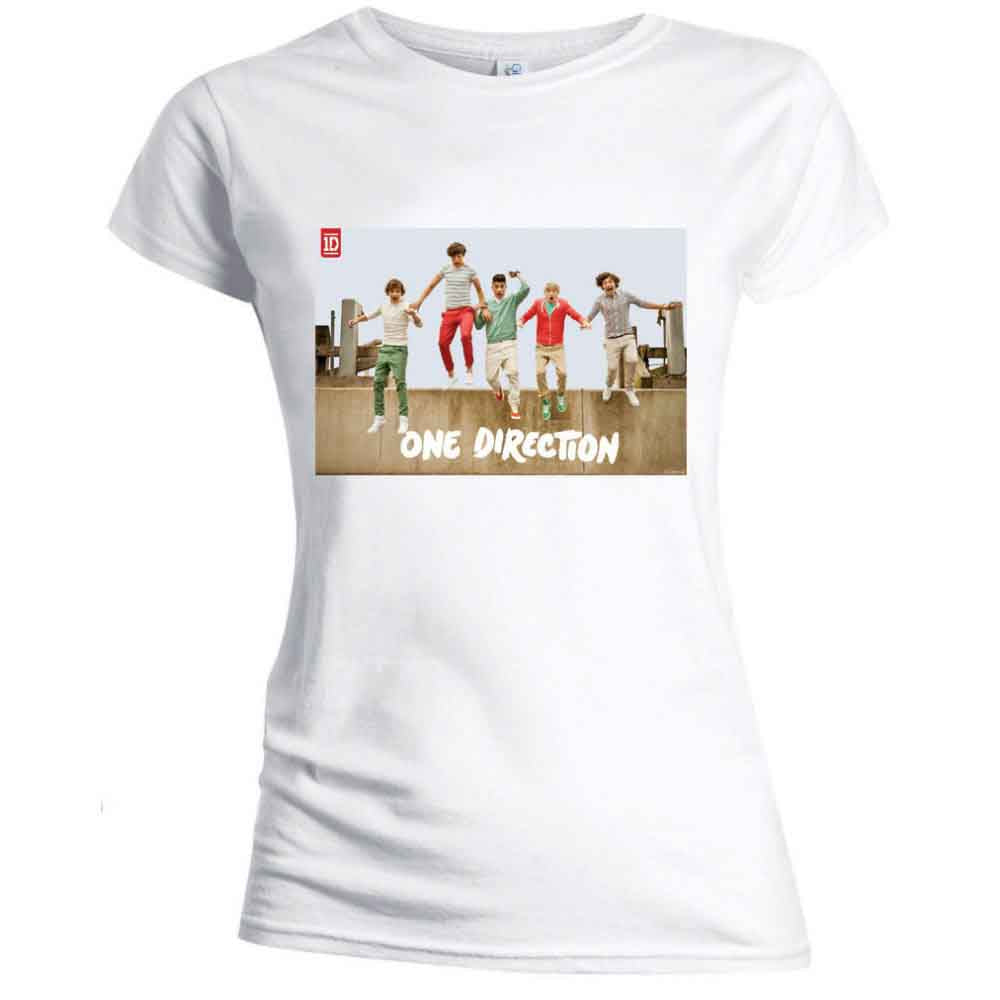 One Direction Band Jump White