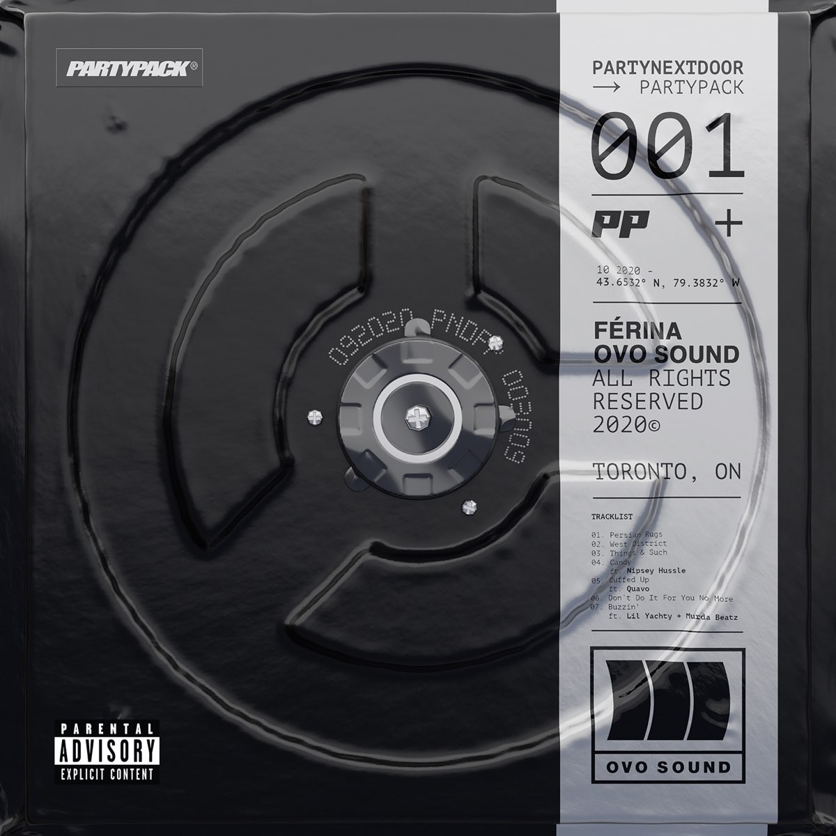 PARTYNEXTDOOR PARTYPACK (Limited Edition, RSD Exclusive, 140 Gram Clear Vinyl)
