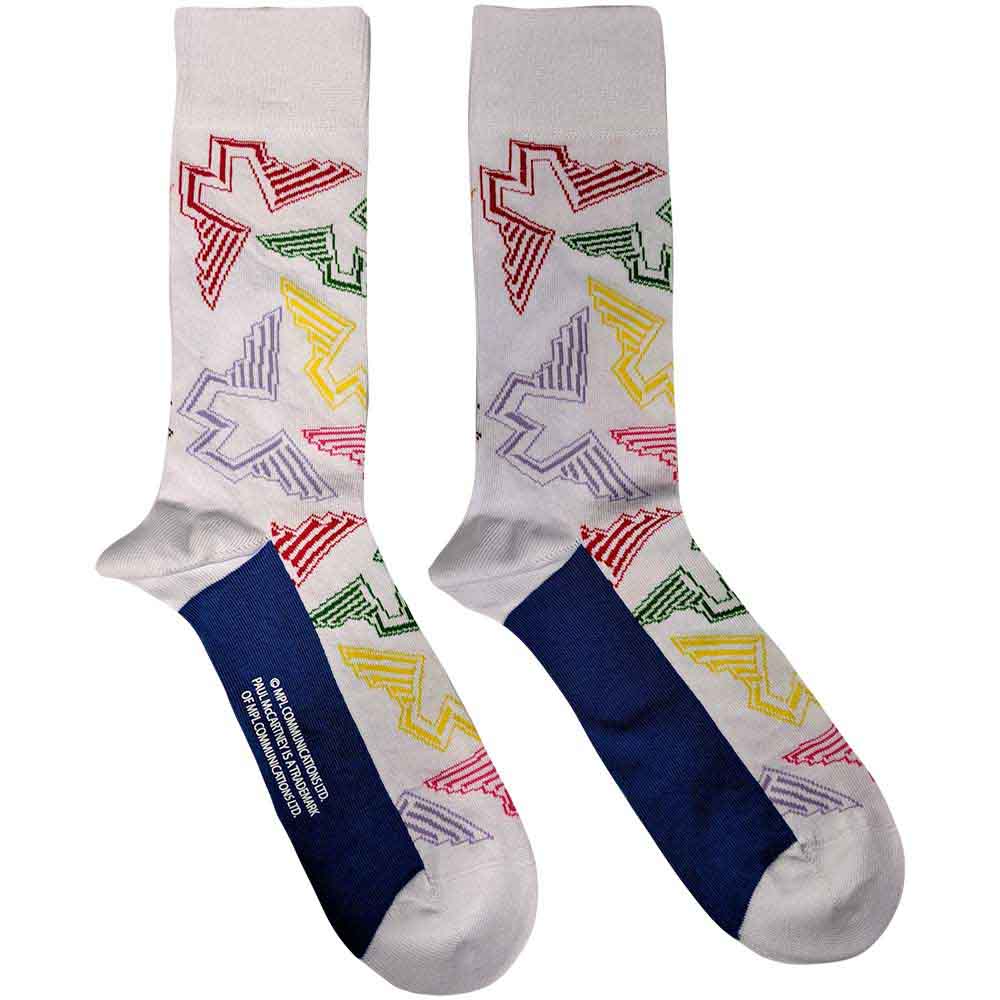Paul McCartney Wings Logos White