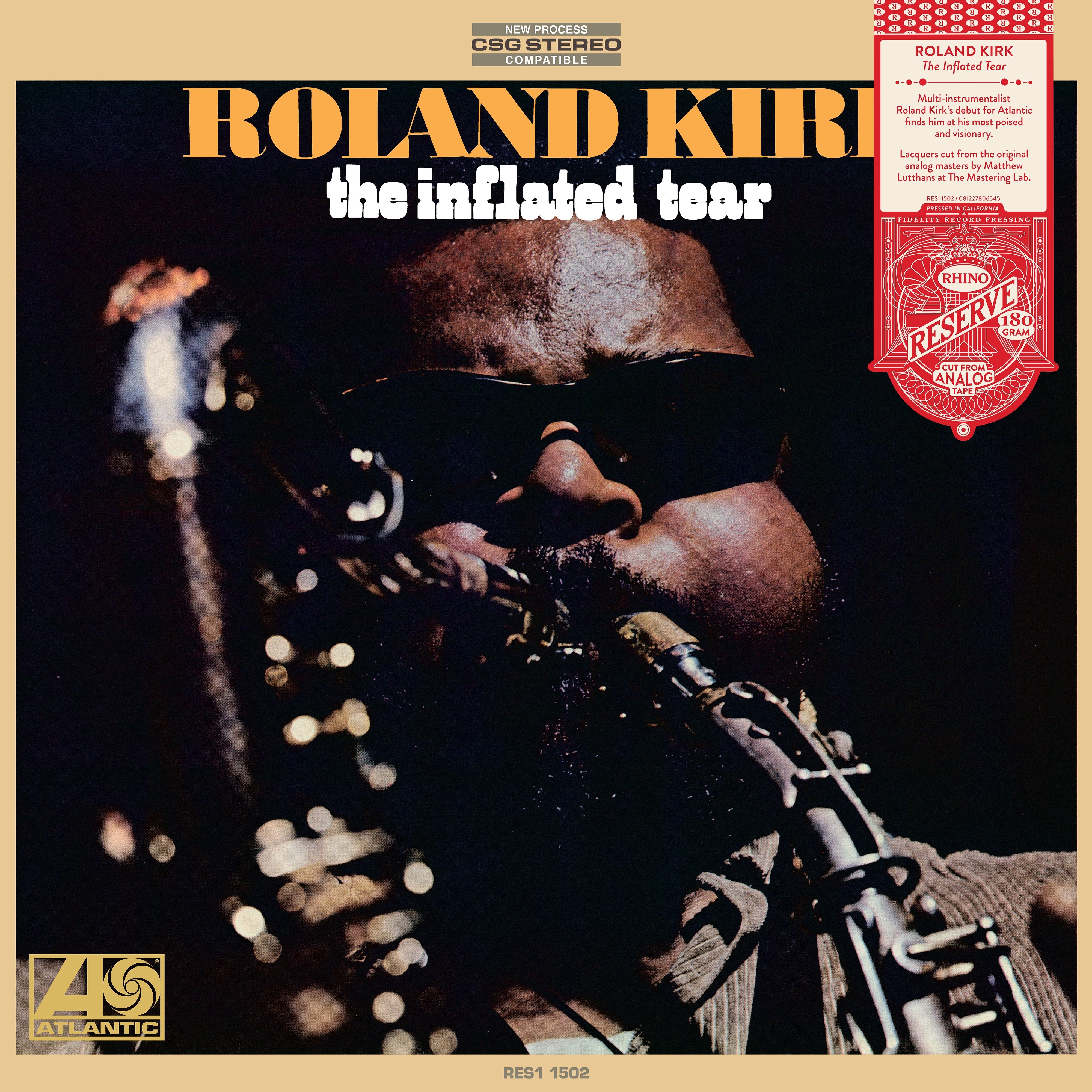 Roland Kirk The Inflated Tear (Limited Edition, 180 Gram Vinyl, Audiophile, Brick & Mortar Exclusive)