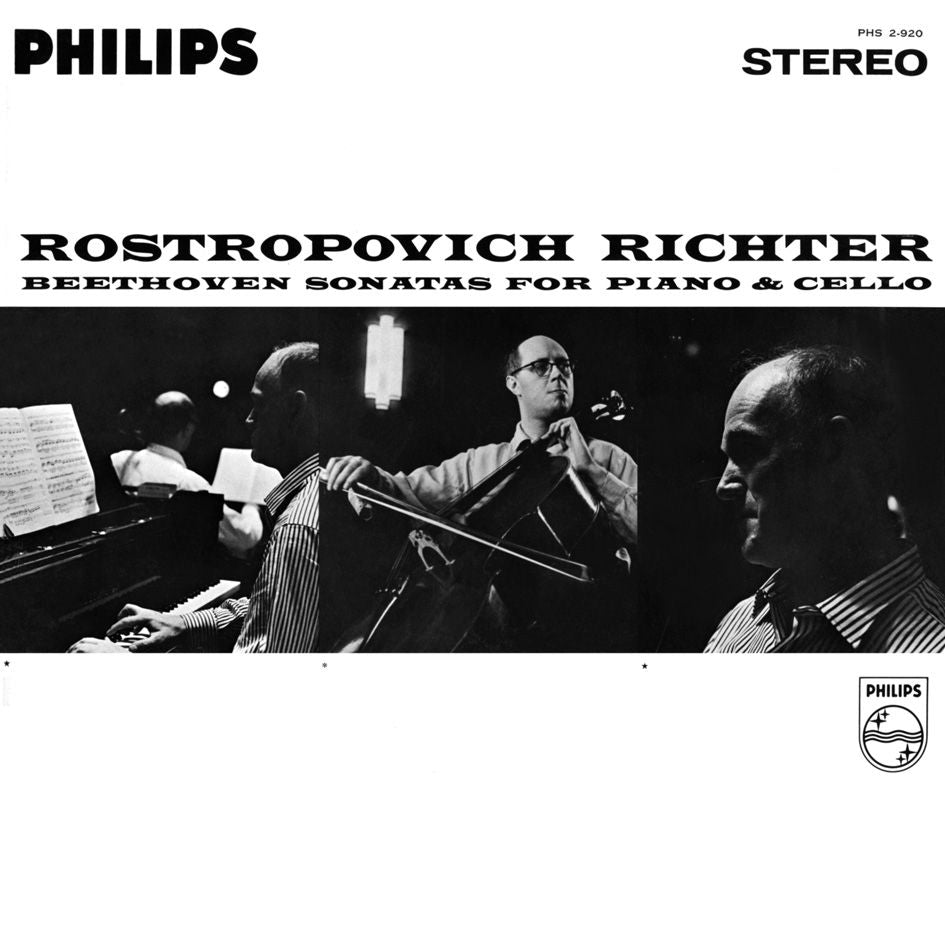 Rostropovich, Richter, Beethoven Sonatas For Piano & Cello