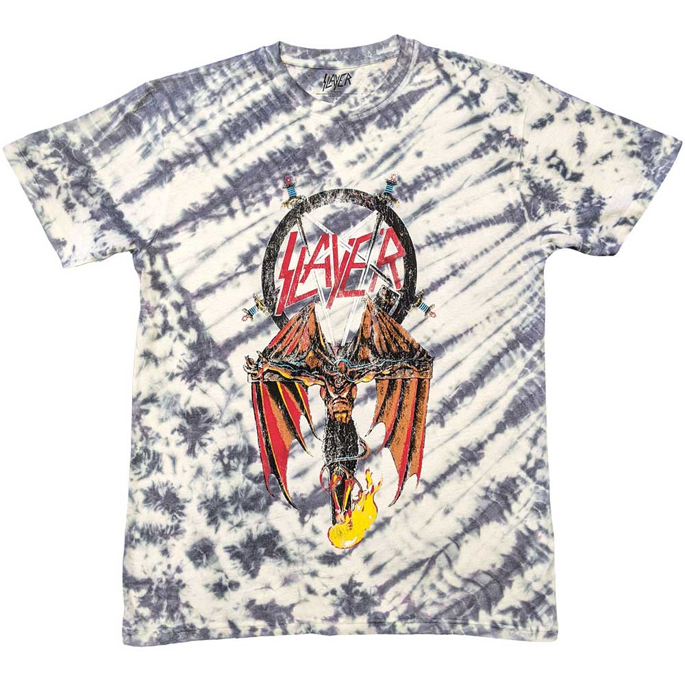 SLAYER Winged Crucifix White