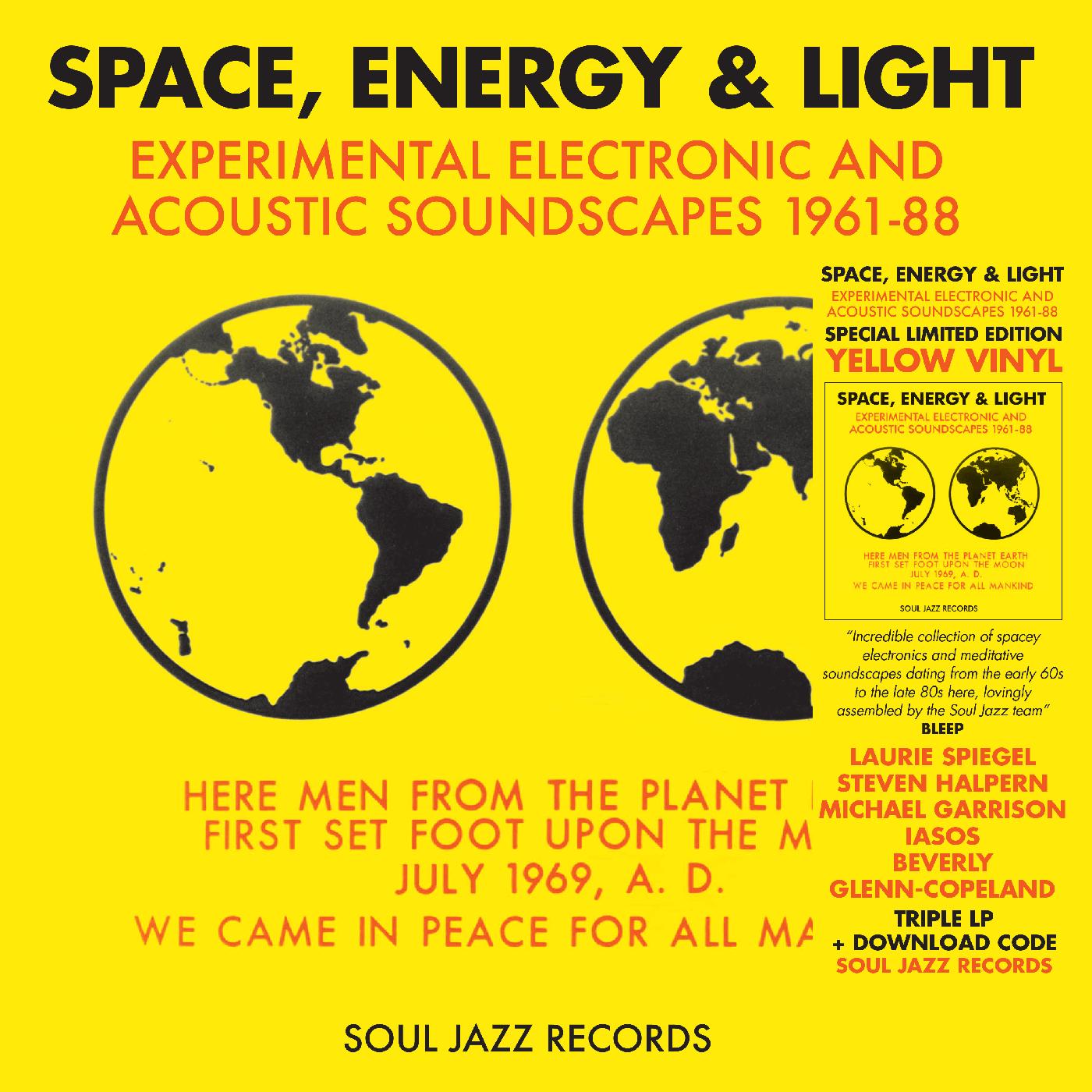 Soul Jazz Records Presents Space, Energy & Light: Experimental Electronic And Acoustic Soundscapes 1961-88 (YELLOW VINYL)