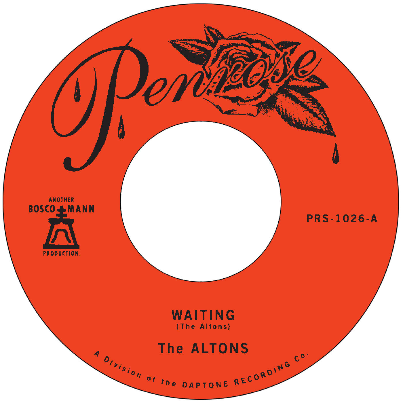 The Altons "Waiting" B/W "Teach Me To Forget You"