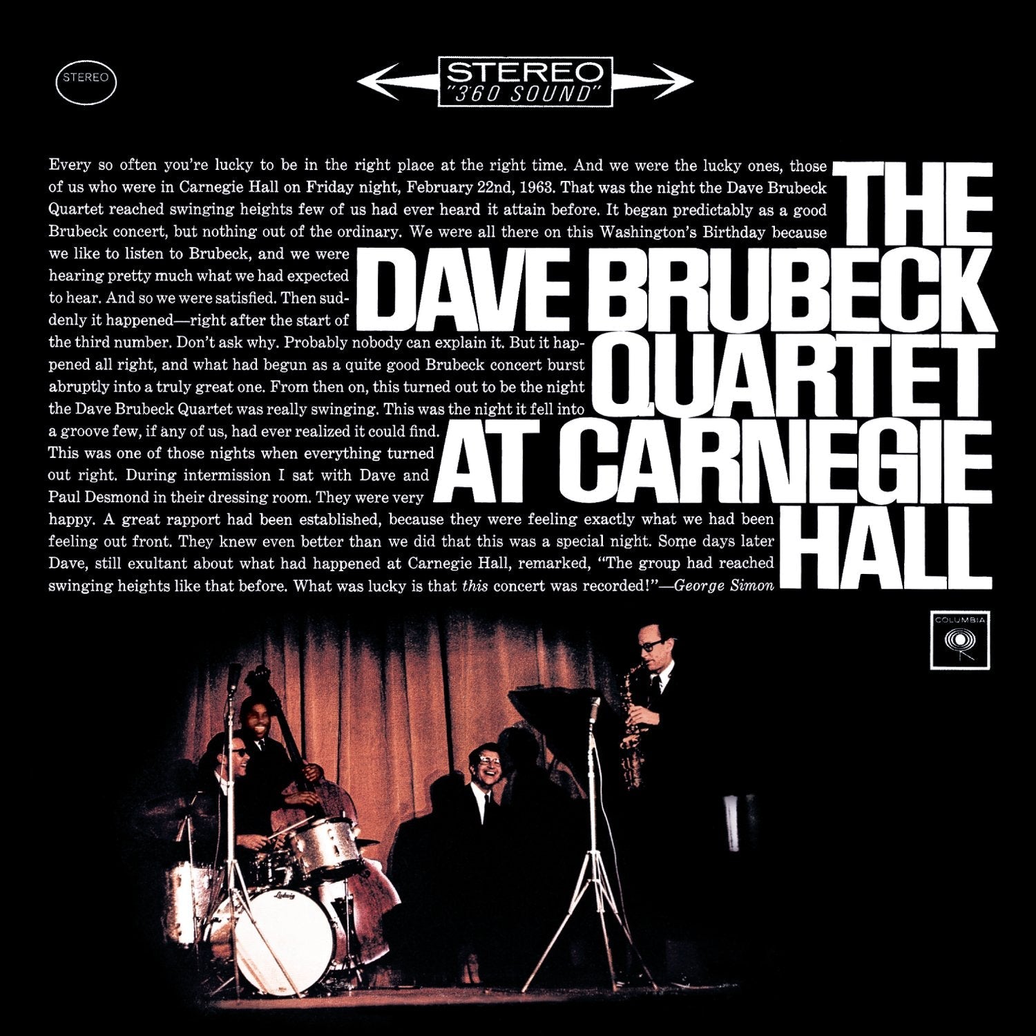The Dave Brubeck Quartet At Carnegie Hall 2