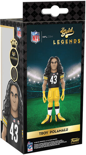 Troy Polamalu FUNKO GOLD 5 NFL LEGENDS: Steelers - Troy Polamalu (Styles May Vary) (Vinyl Figure)