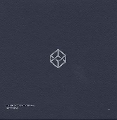 Va Thinkbox Editions 01: Settings