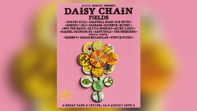 Olivia Rodrigo Announces Daisy Chain Fields Festival Lineup