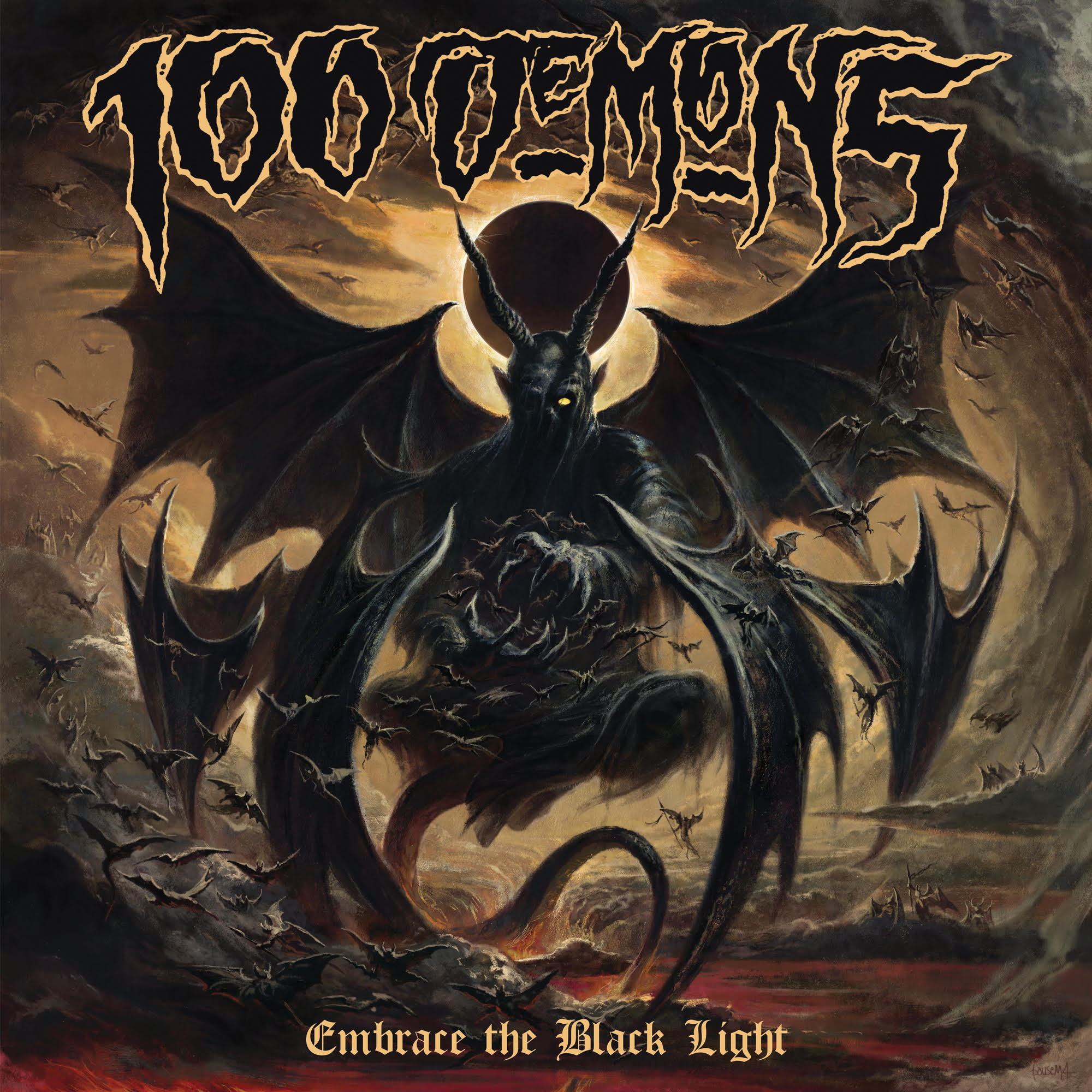100 Demons Embrace The Black Light