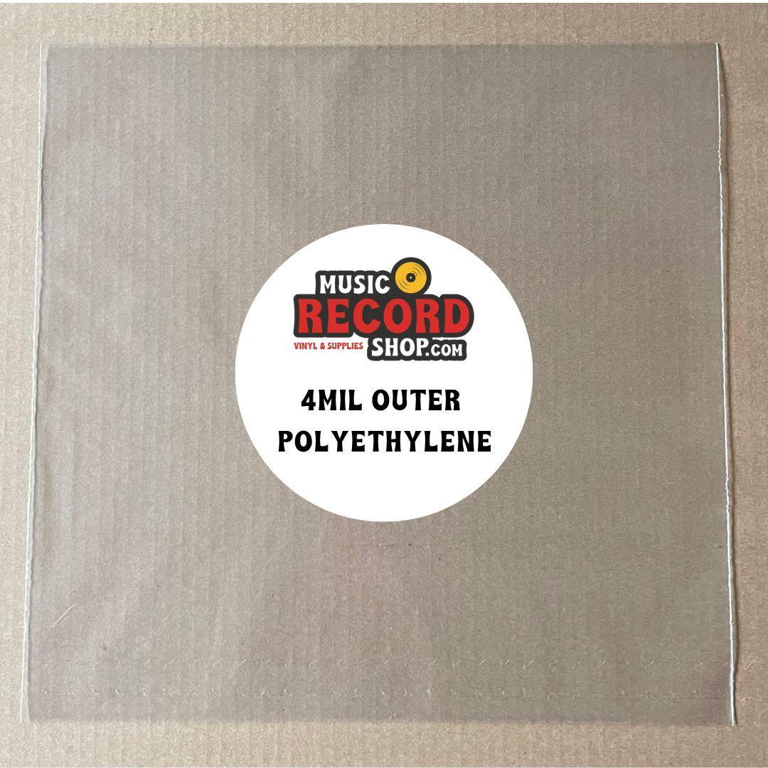 4 Mil Outer Vinyl Sleeves – 12" 500 Count