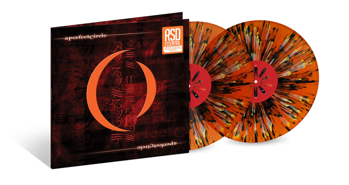 A Perfect Circle Mer De Noms (Orange W/ Black White & Yellow Splatter Vinyl) [2LP]
