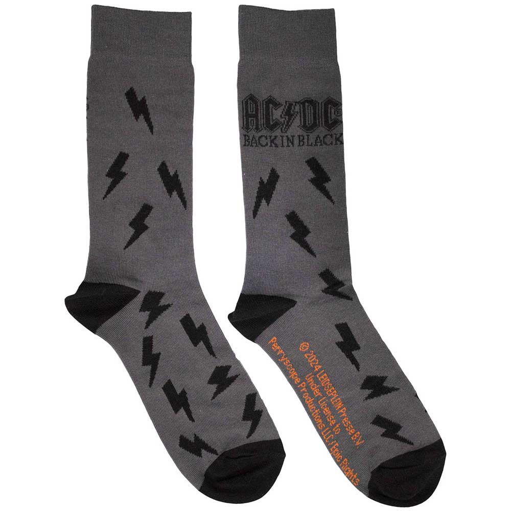 AC/DC Back in Black Bolts Grey