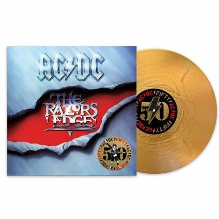 AC/DC The Razors Edge (50th Anniversary Edition, Gold Color Vinyl) [Import]