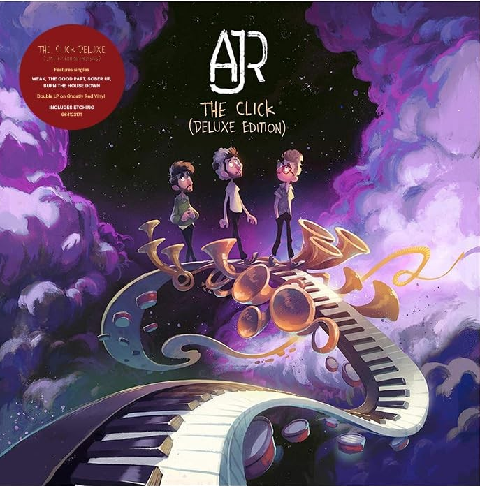 Ajr The Click (Deluxe Edition, The Click (Deluxe Edition, Ghostly Red Colored Vinyl) (2 Lp's)