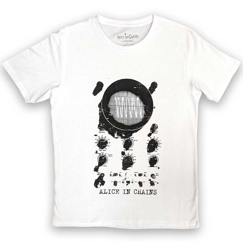 Alice In Chains Oscilloscope White